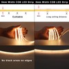 TOPAI 12V Thin 5mm COB LED Strip Waterproof 3000K Warm
