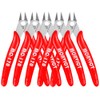 5 Pack Flush Cutters MC-170, MONVICT Wire Cutters 5 Inch