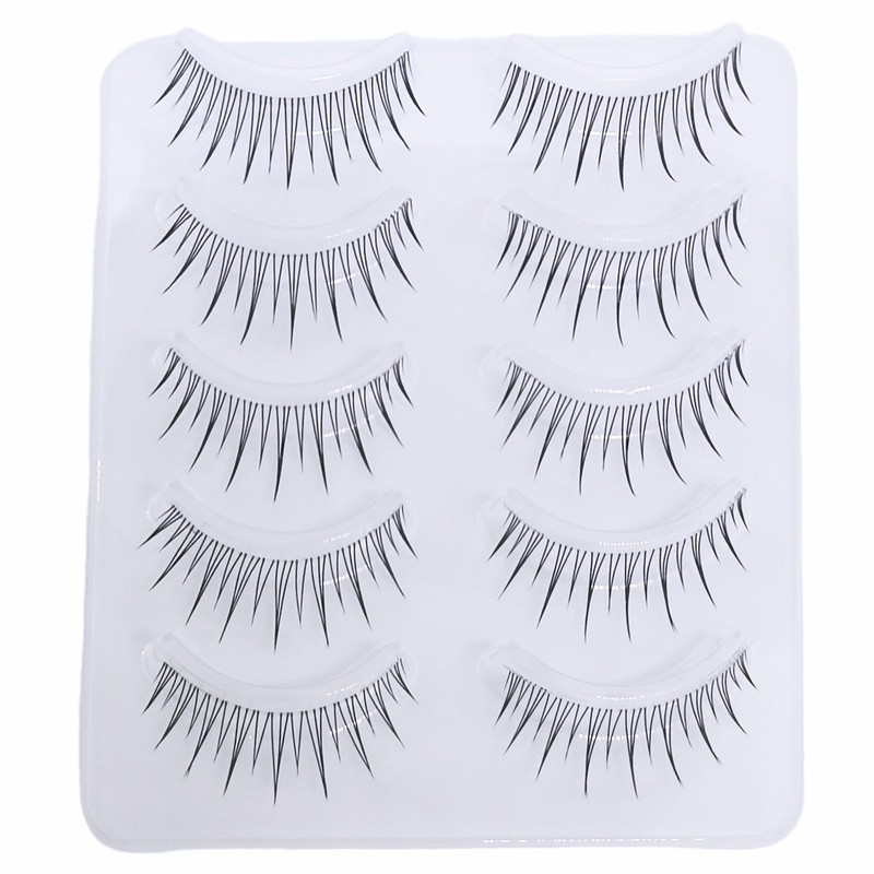 BARCHID 8D17 False Eyelashes, Transparent Axis Handmade False Eyelashes, Popular
