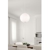 lightling Frieda Pendant Lamp with Plush Shade, Height Adjustable, Ceiling