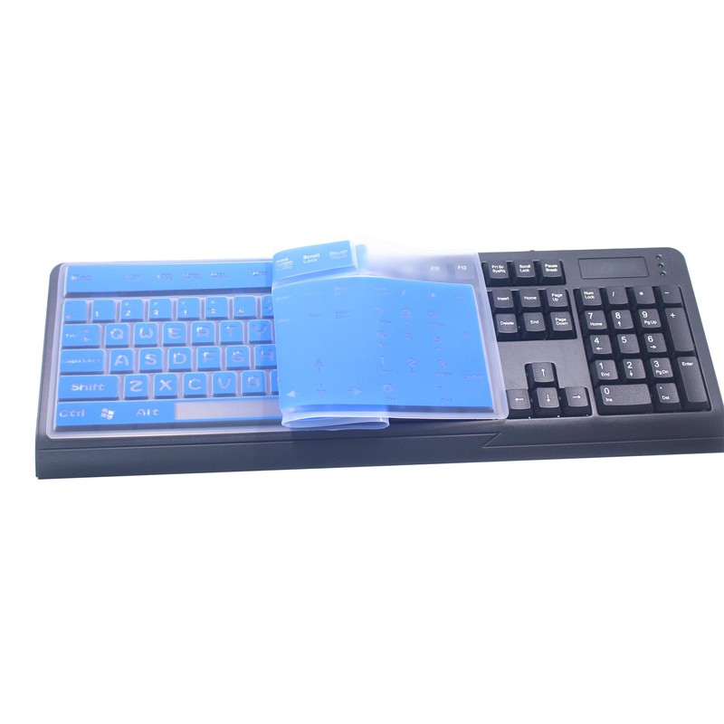 Silicone Keyboard Cover Skin Protector for Standard Size Computer/Desktop/PC with