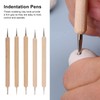 5 Pcs Pattern Tracing Stylus, Indentation Pens Ball Embossing Stylus