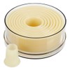thermohauser Cookie Cutter Set (Nylon), Round and Smooth, White, Diameter