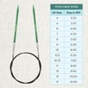 KNITPRO 60 cm x 4,50mm fissati Ferri circolari per Maglieria