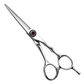 AOLANDUO 6インチ ヘアカットシザー - ハイエンド AICHI スチール ハンドメイド ヘアカットはさみ - レーザーエッジ/オフセットデザイン/プロエルゴノミックサロンスタイリスト、美容師、理容師のための… B09B3DT5SD