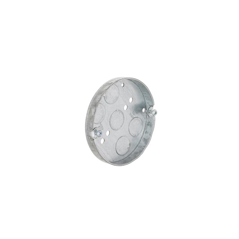 Hubbell-Raco 8293 1/2-Inch Deep, 1/2-Inch Bottom Knockouts 4-Inch Round Ceiling