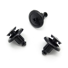 VVO Fasteners- Black Aluminium Radiator Surround & Air Guide Panel Clips for Mazda MX-5, 2, (Pack of 10)