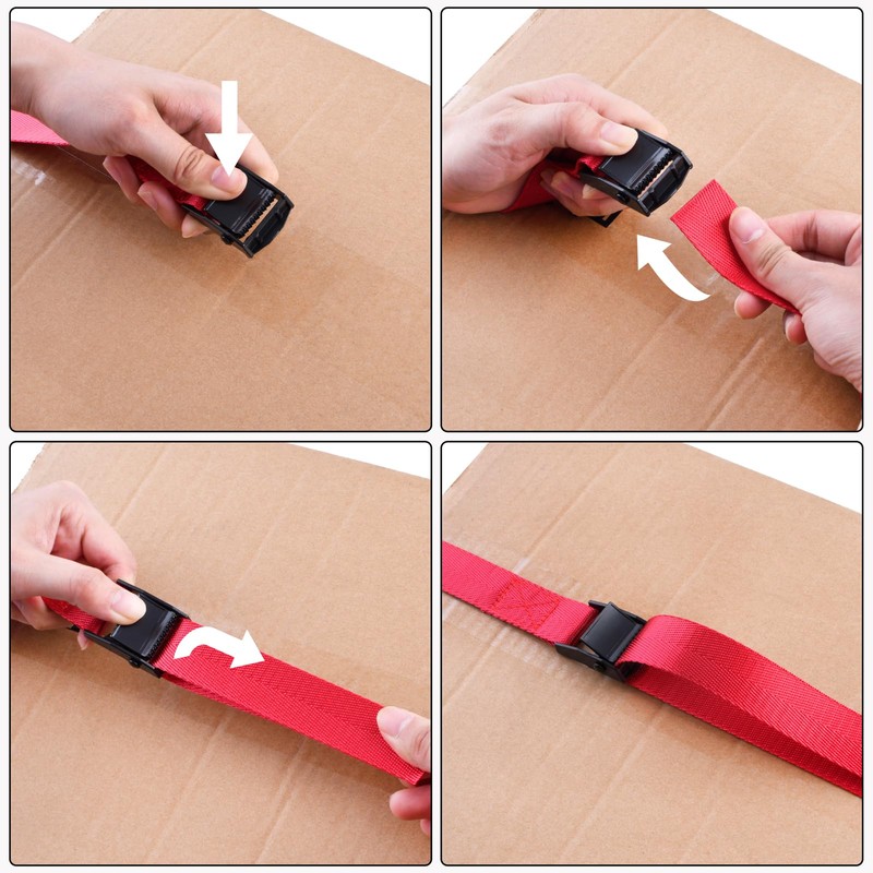 TRIWONDER Tie Down Straps Lashing Straps Nylon Webbing