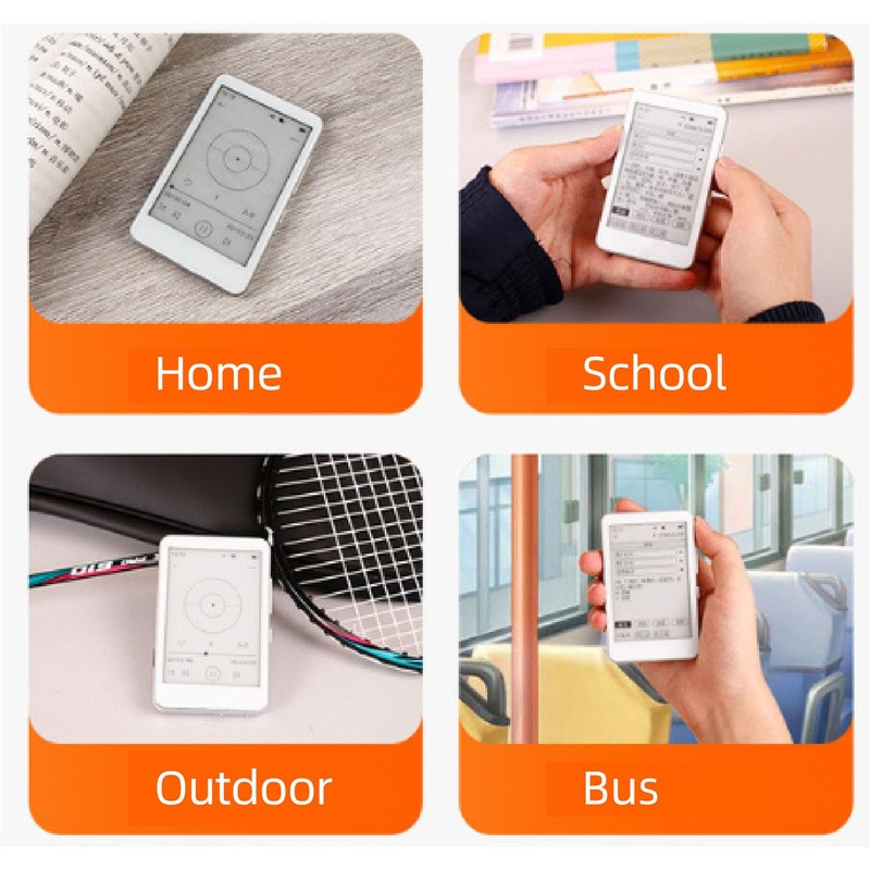 Mp3 Player, 2.7 Ink Screen Mp3 & Mp4 Music Player