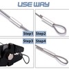 Wire Rope Crimping Tool Steel Cable Crimping Pliers Clamp Sleeves