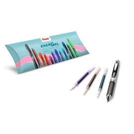 Pentel BL77 & LR7 Energel XM Set Black & Coloured