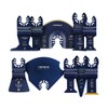 Norske Tools NOTP268 10PCS Handyman Essentical Oscillating Tool Accessory Set
