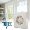 Masterfan Extractor de Aire Turbo color Blanco (4")