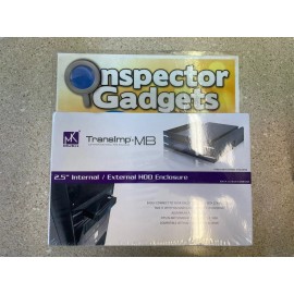 MuKII TRANSIMP MB TIP-M255ST-BK 2.5" Internal / External HDD Enclosure SATA NEW