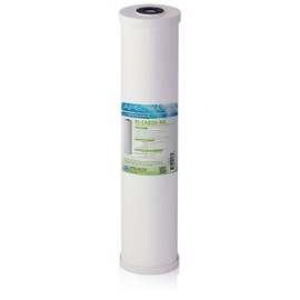 APEC Water Systems FI-CAB20-BB APEC 20" Whole House High Flow GAC Carbon Filter 4.5"X 20" (100,000 gallons), White