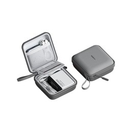 Hagibis 電子機器オーガナイザー トラベルケース ケーブルオーガナイザー バッグポーチ ポータブル 防水 キャリーケース ケーブル、充電器、モバイルバッテリー、SDカード、マウス、USBフラッシュディスク(DPB01 グレー)