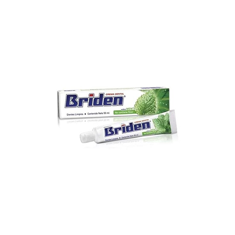 Briden Crema Dental Sin Flúor Caja 10 Pz 50ml