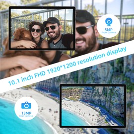 2023 New Android 12 Tablet PC Kinstone F10 Pro 10.1 Inch Tablets with 8GB+256GB,Media Tek 8183 Octa-Core 2.0GHz,6000mAh,1920 * 1200 FHD IPS Display, 13MP + 5MP Daul Camera,5G Wi-Fi,GPS, BT 5.0,1TB TF