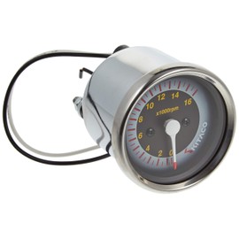 Kitaco 752-1083830 Tachometer Kit (φ2.4 inches (60 mm) / Mechanical), Monkey (MONKEY), Gorilla, Ducks, CD50, etc. Silver