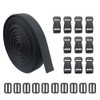 JETEDC Molle Suitcase Belt, Anti-Collapse Belt, Set of 10, 1.0