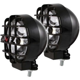 Anzo USA 861096 6" HID Off-Road Lamp with Anzo Logo Cover - Pair