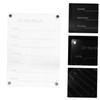 Operitacx Rewritable Message Board Dry Erase Boards For Fridge Weekly