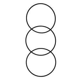 O-Ring - Replacement for 151122 Penek 10" and 20" Big Blue and Big Black Filter housings. O-Rings are Compatible with Pentair Pentek Big Blue Water Filters OEM Size ORing Buna-N. (3 Pack) by Neo-Pure