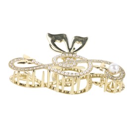 TOVINANNA Music Note Hair Claw Clip Rhinestone Design Elegant Hair Accessories for Women and Girls