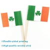 JBCD Ireland Shamrock Toothpick Flag Irish Mini Small Cupcake Topper