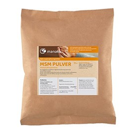 Manako MSM (Methylsulfonylmethane) Crystalline Powder Premium Quality 99.9% Pure 1000 g Tub (1 x 1 kg)