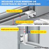 Sliding Window Locks (2 Pack), Window Locks for Up and