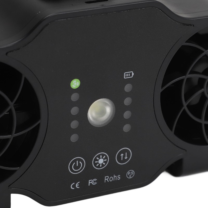 Clip On Waist Fan 4 Speed Gears Forward Reverse Rotation