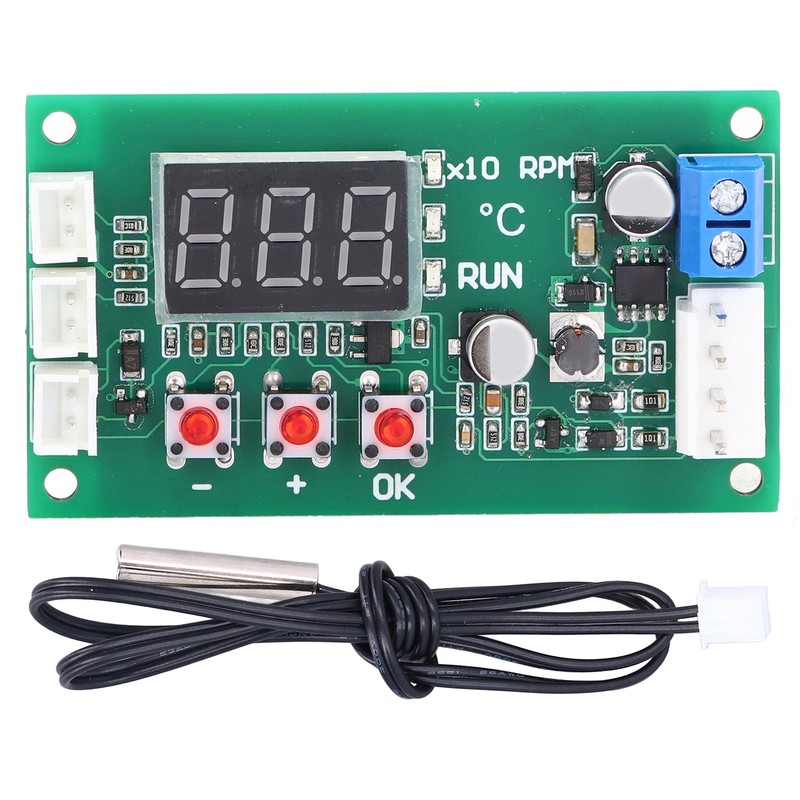 Fan Temperature Control Governor Digital 4 Wire PWM Temp Module