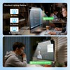 4K Webcam for PC with Microphone&Light,4-in-1 Web Cam with Speaker,Dual