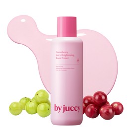 By Juccy Gooseberry Juicy Brightening Boost TonerㅣHydrates & Brightens Skin with Vitamin BerryㅣIndian Gooseberry, Niacinamide, Centella Asiaticaㅣ5.07 fl. oz(150ml)