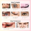 Fayjoo Wispy Natural Self Adhesive Eyelashes DIY Lash Clusters with