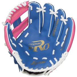 Sakurai Trading (SAKURAI) FALCON Baseball Youth Soft Ball All-Round Glove Compatible with regulation ball For height 120-130cm (47.2-51.2 inches) For elementary school lower grades FG-1202 Blue×Pink