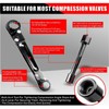 Angle Stop Wrench Nickel Plated Steel Nut Tightening Plumbing Wrench