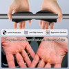 2 Pairs Weight Lifting Grips (Black + Gray) | Premium