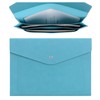 Wason A4 Document Wallets Leather with Expandable, Envelope Sleeve Holder,