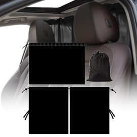 Car Privacy Curtains,Breathable Car Sunshade | UV-Blocking, Automobile Interior Accessories for Baby Napping, Pet Protection, Road Trip