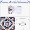 PEESIN Floral Fabric Drum Lamp Shades, 13x13x10in, 1 Pack