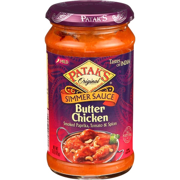 Patak's Butter Chicken Sauce Mild, 15 oz