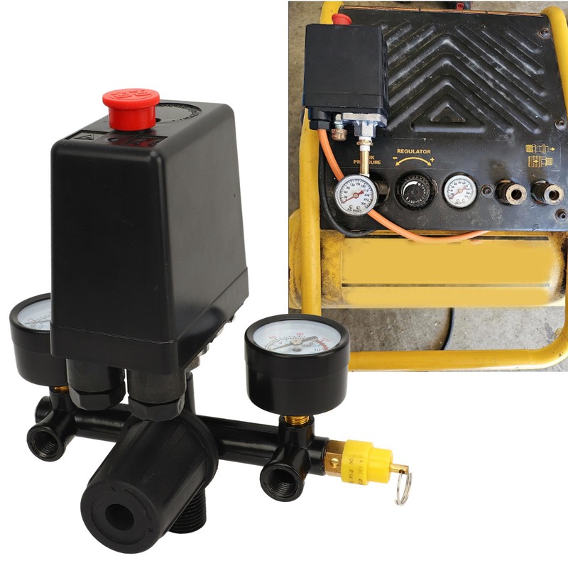 Air Compressor Pressure Switch Control Valve Accurate Control Easy Adjustment