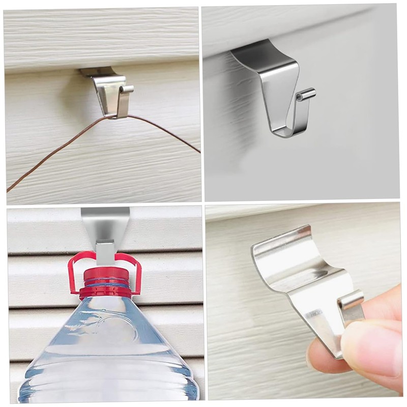 ULTECHNOVO Vinyl Siding Clips Heavy Duty Hooks Wall Hangers Siding