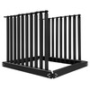 HECASA 9-Lite Windshield Rack Truck Bed Windshield Protection-Mobile 9 Slot