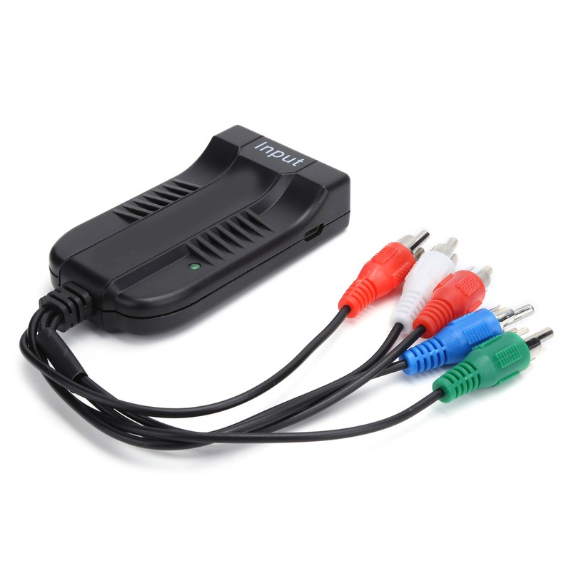 Z10AS RGB Component HDMI-Compatible Video R/L Audio to YPBPR Converter