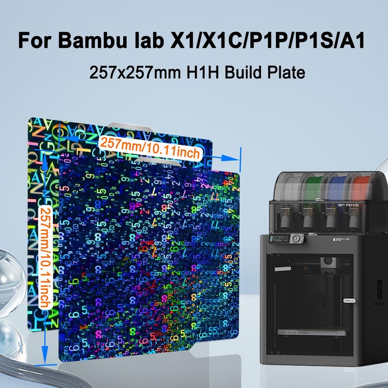 HIKUDIY 257 x 257 mm Upgraded H1H Building Plate for