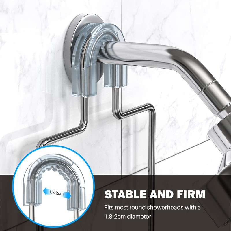 Epicano Anti-Swing Hanging Shower Caddy Stainless Steel 304, Over Head