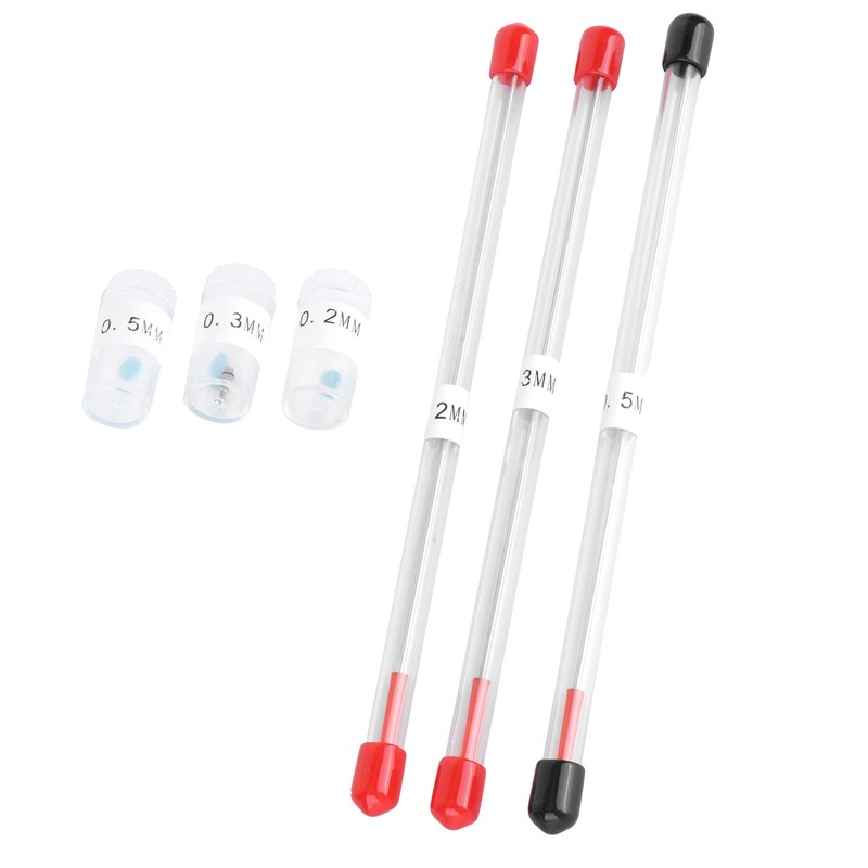 Airbrush Needles Replacement Parts with 0.2/0.3/0.5mm Nozzle for Airbrush Spray